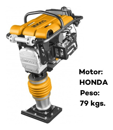 Apisonador Compactadora A Gasolina 5,5 Hp Motor Honda -ingco