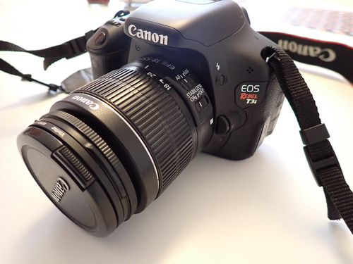  Canon Eos Rebel T3i Dslr+lente 18-55+filtros