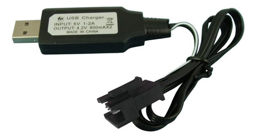 Cargador Sm-4p 2 Unidades 7,4 V Para Bateria De Coche Rc Usb