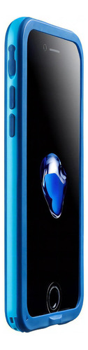 Funda Richbox Compatible iPhone 6 Sumergible Agua Color Azul Liso