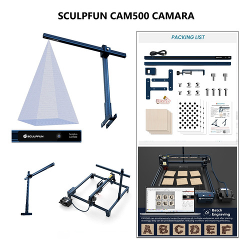 Sculpfun S9 Grabador Láser Y Rodillos,conjunto De Accesorios