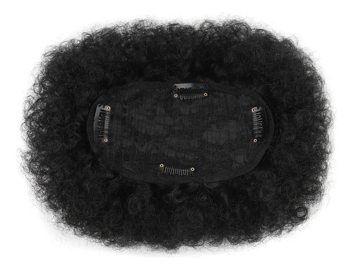 Bloco De Substituição De Cabelo Masculino Cockscomb Afro Wig