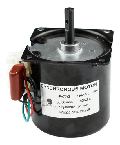 Motor Síncrono Eléctrico Chancs 60ktyz 110 V Ac 30-36 Rpm