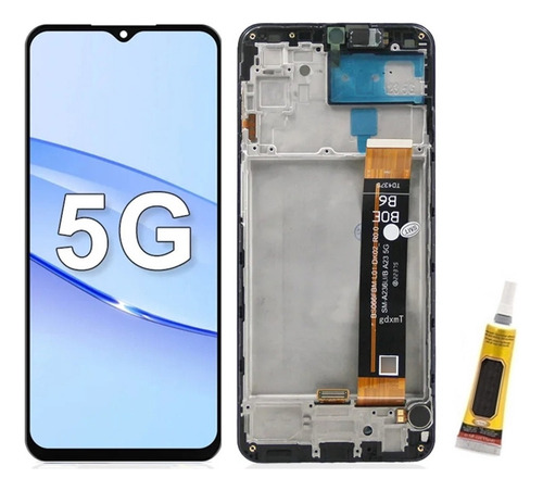 Sjpm Frontal Touch Lcd Para A23 5g A236 Super Amoled + Cola
