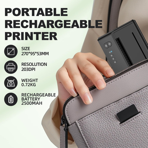 Impresora Térmica For Tatuaje Con 10pcs Papel Transfer