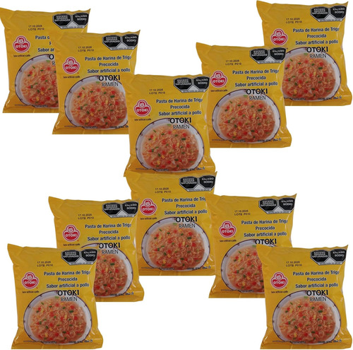 Ramen Sabor Pollo Caja 24 Piezas 120 Gramos Ottogi