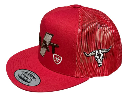 Gorras Yupoong Diseño Vaquero Bordado Frontal Y Lateral 3d Art/rred2025 Ajustable Bordado 3d