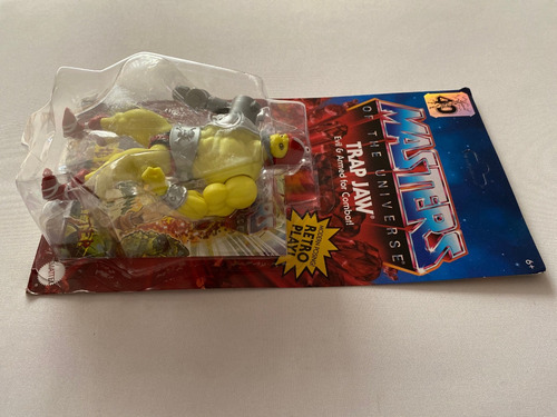Trapjaw Motu Origins Retro Mattel Wave 10 Trap Jaw Unpunched (Usado)
