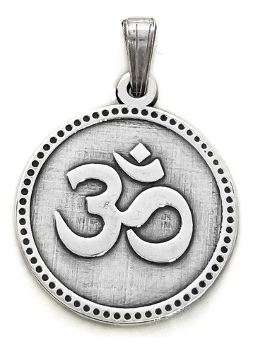 Dije Om Hindú Mantra Yoga Meditación Plata 925 