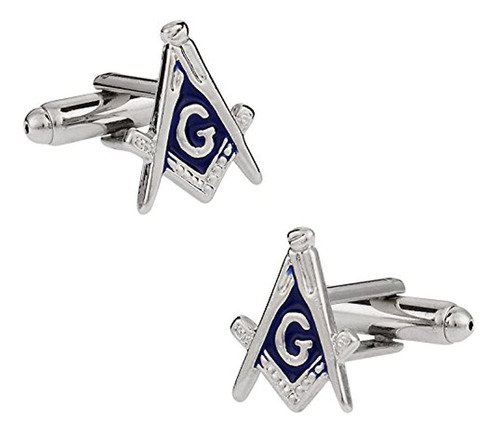 Cuff-daddy Freemason Masonic Cufflinks Silver-tone - Made In