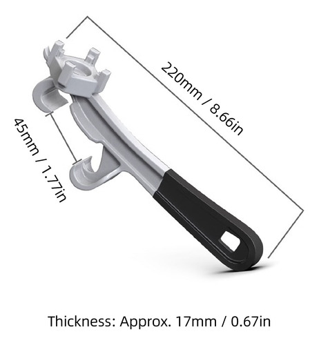Llave Abrelatas Para Tapa De Lata De Pintura Metálica De 5 G