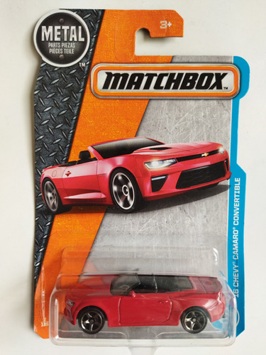 Matchbox 16 Chevy Camaro Convertible Rojo Mb2