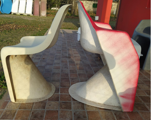 Imagen 3 de 4 de Silla Panton Fibra De Vidrio