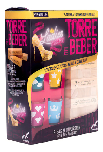 Juego De Mesa Torre Del Beber Ladies Night Solo Chicas Retos