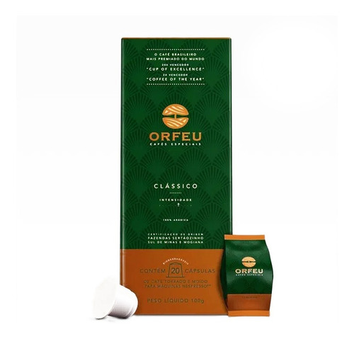 Cápsulas De Café Classico Orfeu 10 Un. Nespresso Envio Full