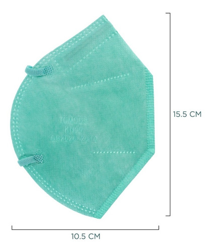 Imagen 5 de 9 de Cubrebocas Kn95 Mascarillas Tomods 12 Pzs Varios Colores