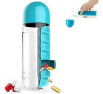 Comprar Botella Pastillero Organizador Semanal Tratamiento Medico