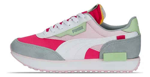 Tenis Puma Future Rider Galentine Mujer Blanco