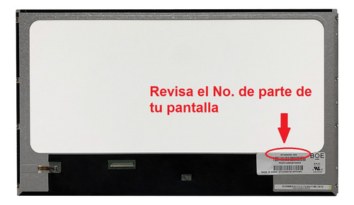Pantalla 15.6 Led Toshiba Satellite C655-sp6008m