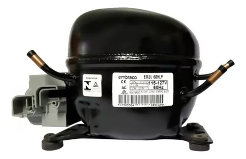 Motor Compressor Refrigerador Em2u60hlp 1/5 110v R134a 