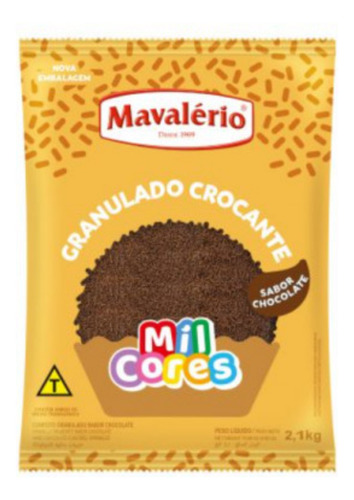 Chocolate Granulado Crocante Mavalério 2.1 Kg