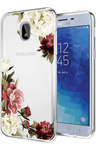 Funda Para Samsung Galaxy J7 (diseno Floreado)