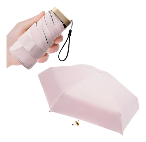 Paraguas Portátil Con Pequeño Robusto Con Protección Uv