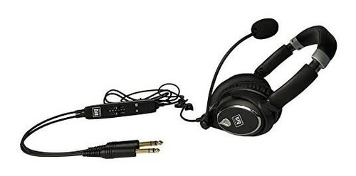 Headset Ufq A7 Anr De Aviación Cancelación De Ruido -negro