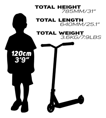 Envy Scooters One S3 Stunt Scooter - Trick Scooters For Kids