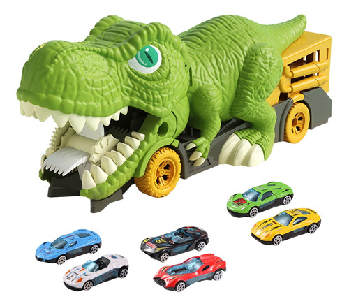 Coches Devoradores De Dinosaurios 6 Coches Pequeños