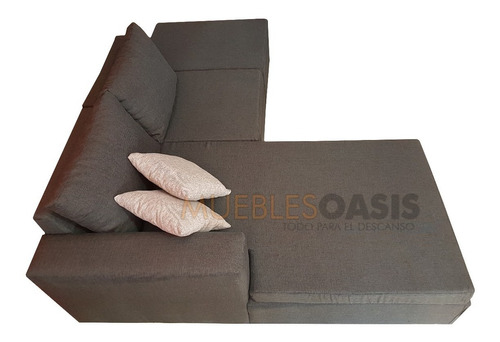 Sillon Sofa Esquinero Cama Chenille Muebles Oasis Promo