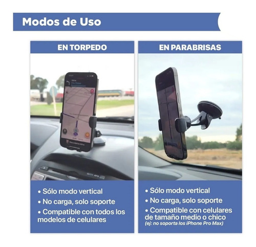 Imagen 4 de 10 de Soporte Celular Auto Gravity Car Mount - Baseus