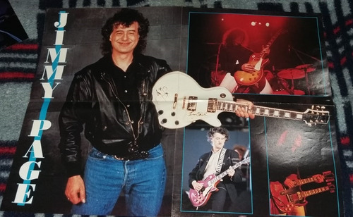 Jimmy Page Ritchie Blackmore Poster-zeppelin Purple Queen