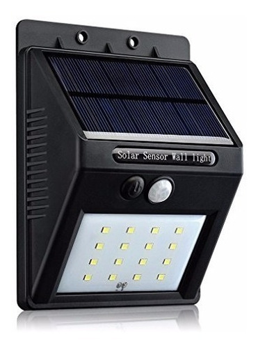 Kit 3 Foco Solar Led Con Sensor /20led/encendido Automático