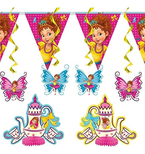 Kit De Decoración Exclusivo De Disney Fancy Nancy - 7 Piezas