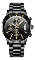 Comprar Crrju Relojes De Acero Inoxidable De Lujo De Moda Casual Par