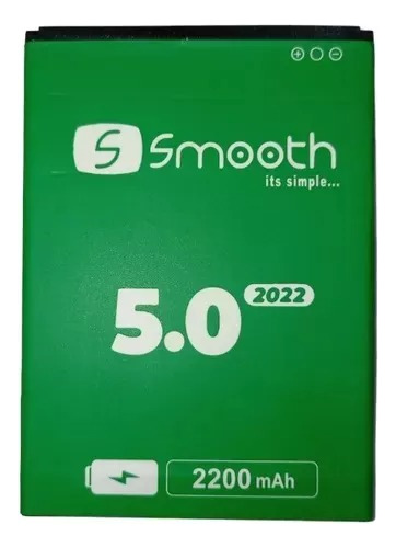 Batería Pila Smooth 5.0 2022 3.7v 2200mah Somos Tienda 