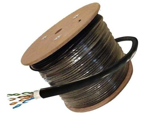 Cable De Red Utp Cat5e Para Exterior 100% Cobre 305 Metros