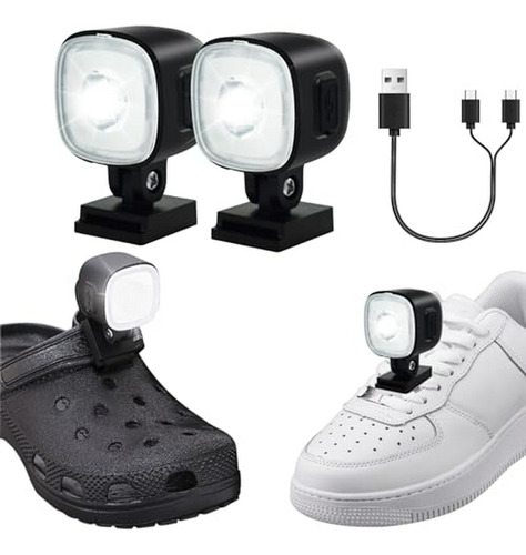  Luces Recargables Para Crocs, Compatibles Con La Marca Croc