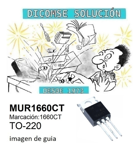 Mur1660ct Mur1660 Diodo Doble16a 600v 35ns Superfast R