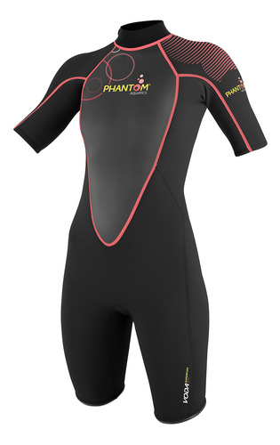 Phantom Aquatics Voda - Traje De Neopreno Corto Prmium Para