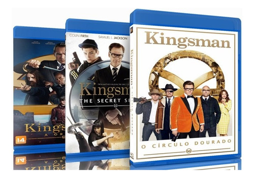 Filme Bluray: Kingsman Trilogia
