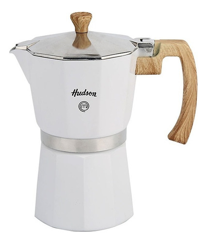 Cafetera Aluminio Hudson Desayuno Con Capacidad De 9 Pocillos