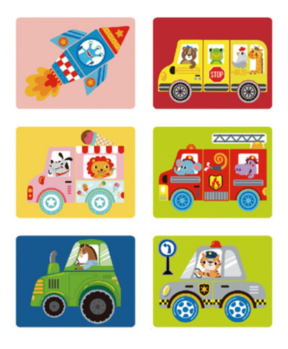 Imagen 5 de 5 de Juego Magnetic Box-transportes Puzzle