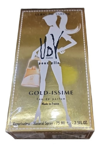 Udv Gold Issime By Ulric De Varens Edp 75ml Spray Dama