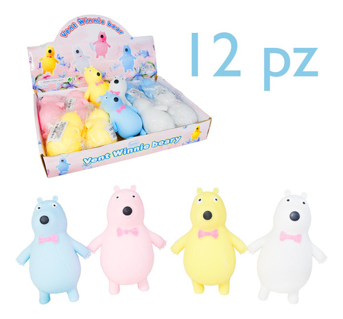 12 Pz Antiestres  Kawaii Juguete Regalo Piñata Fiesta Cumple