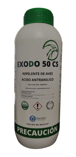 Exodo 50 Cs, Repelente De Aves, Repelente D Palomas, Natural