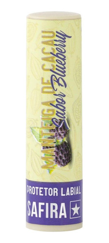 Manteiga De Cacau Protetor Labial Blueberry Safira