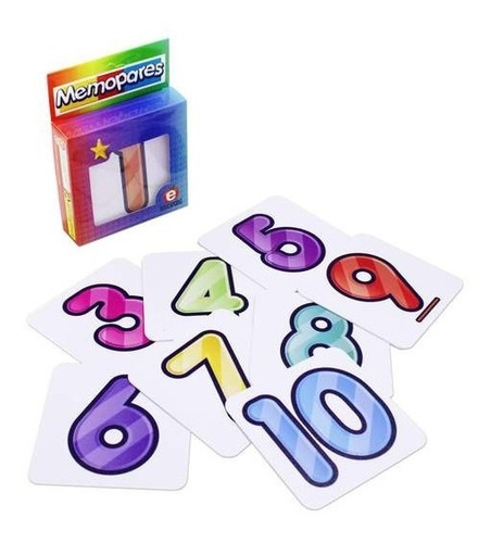 Juego De Memoria De Numeros 1-10 Braille (memopares)
