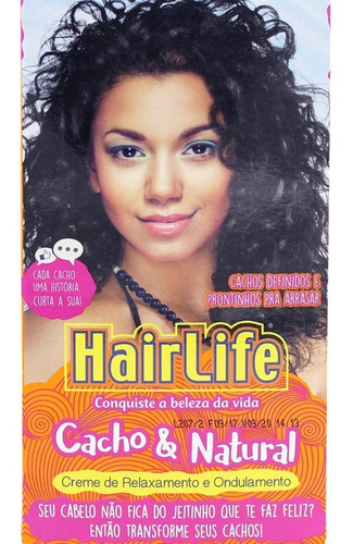 Hairlife Cachos & Natural Creme Para Encacheamento 180g